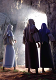 The three Marys at the Tomb
